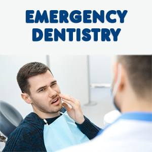 Patient sitting at dentist for emergency treatment | Smile Select Dental